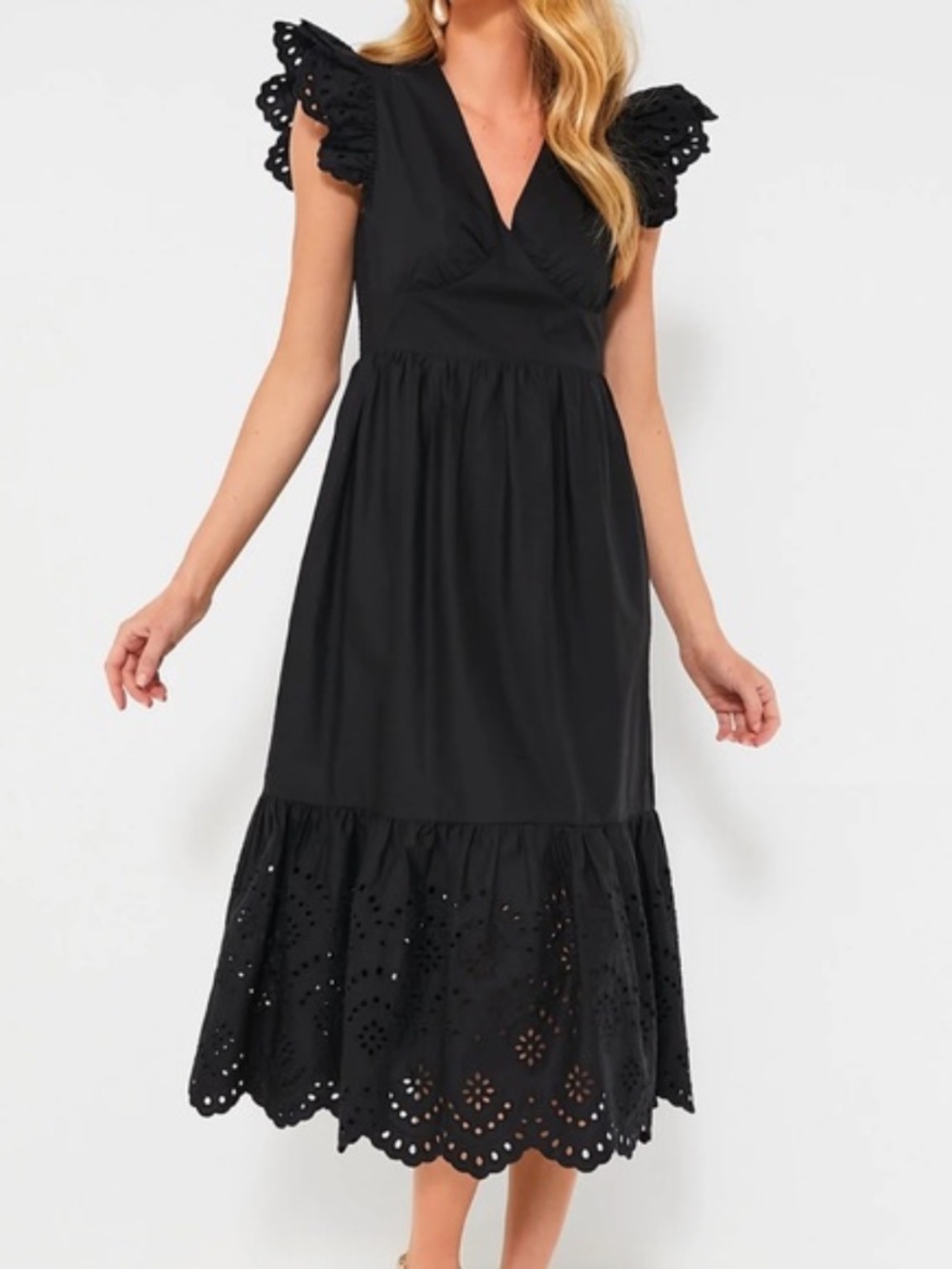 Tuckernuck Hyacinth House Marshall Eyelet Midi Dress XS